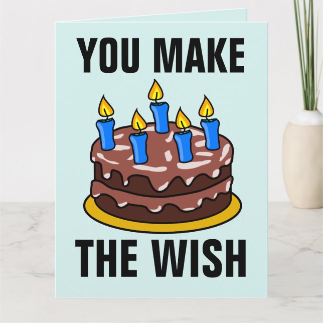 FUNNY BLOW BIRTHDAY CARDS FOR HUSBAND (Front)