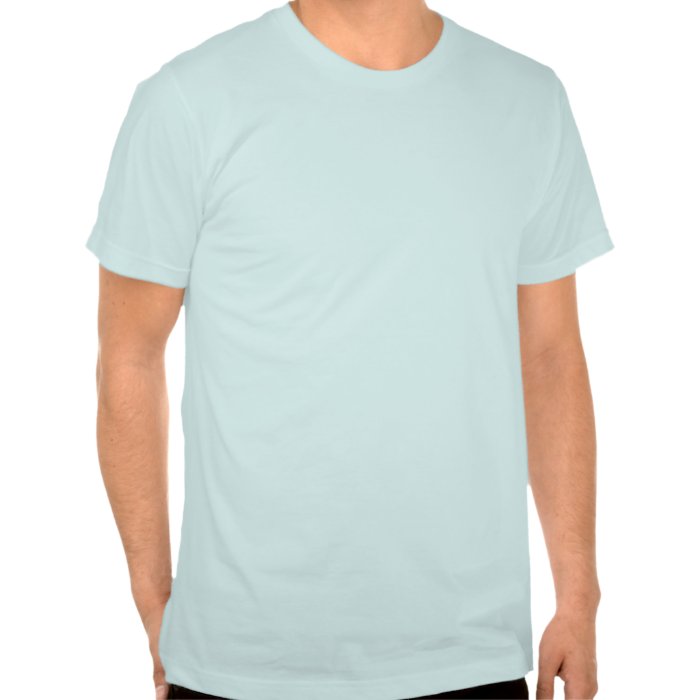 Funny Blue and Green Tie T Shirt