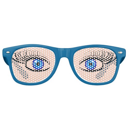 Funny Blue Eyes Glasses