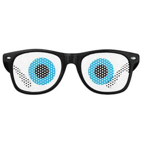 Funny blue eyes party shades costume prop