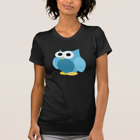 Funny Blue Owl T-Shirt