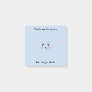 Funny Blue Post-it Notes