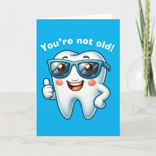 Funny Blue Tooth Pun Birthday Card