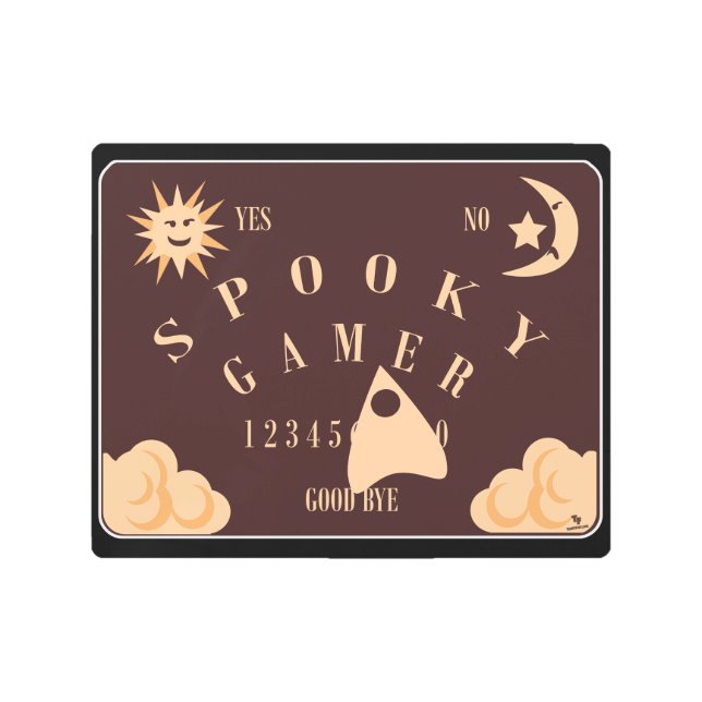 Funny Boardgame Spooky Spirit Board Art (Front)
