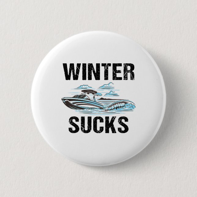 Funny Boat Owner Quote - Boating Lover Summer Love Button (Front)