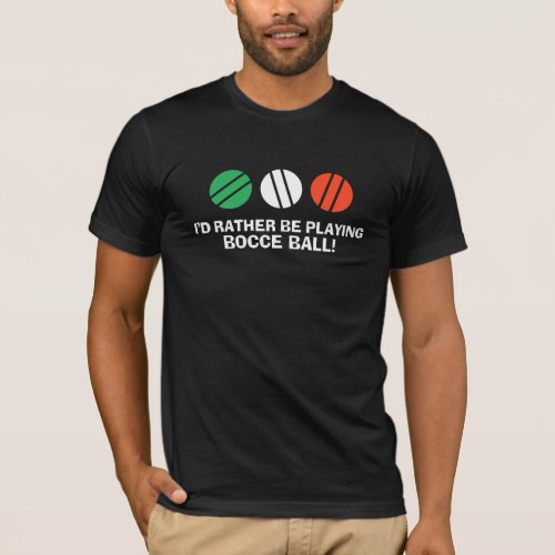 Funny Bocce Ball T_Shirt