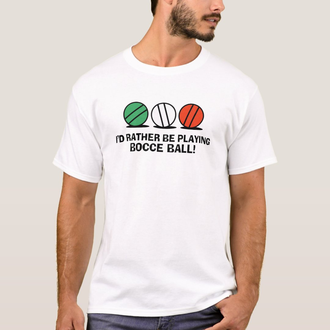 Funny Bocce Ball TShirt Zazzle