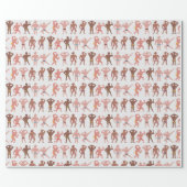 Funny Body Builder Wrapping Paper (Flat)