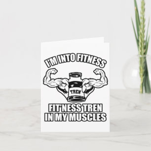 Funny Bodybuilder  Card