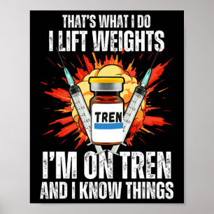 Funny Bodybuilding Quotes  Poster