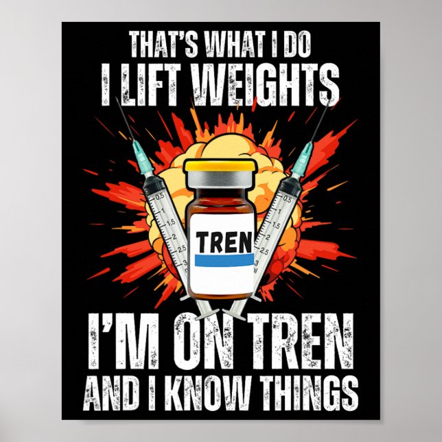 Funny Bodybuilding Quotes  Poster (Front)
