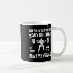Funny Bodybuilding Shirts. Perfect Exercising Squa Coffee Mug