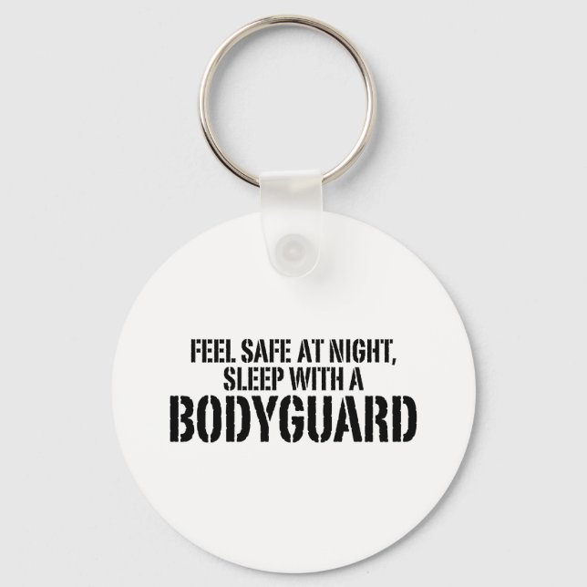 Funny Bodyguard Keychain (Front)