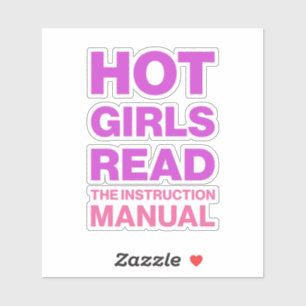 Funny Bold Typography Sarcastic Bookworm Reading Sticker