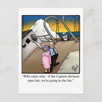 Funny Bon Voyage Cruise Greeting Card by Spectickles at Zazzle