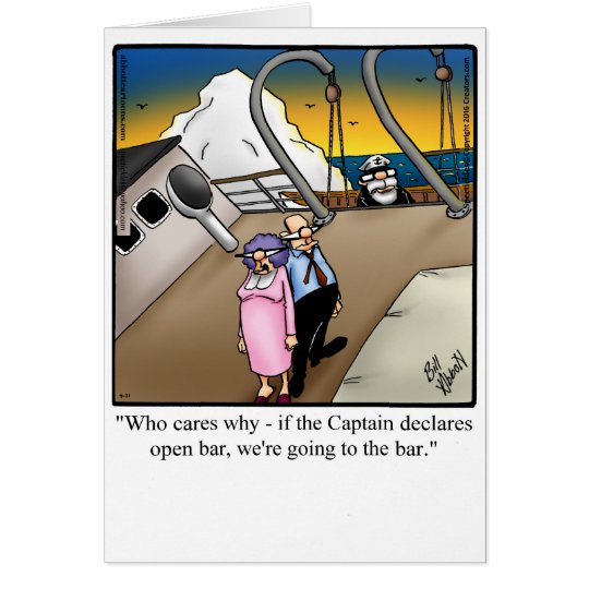 Funny Bon Voyage Cruise Greeting Card | Zazzle.com