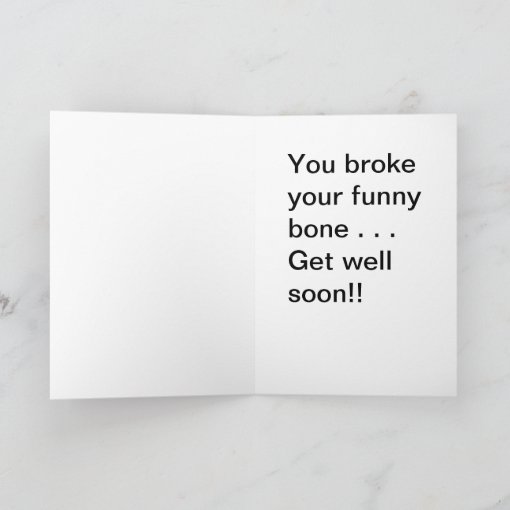 Funny Bone Card | Zazzle