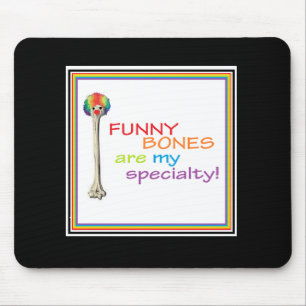 Funny bones mouse pad for doctors pediatricians