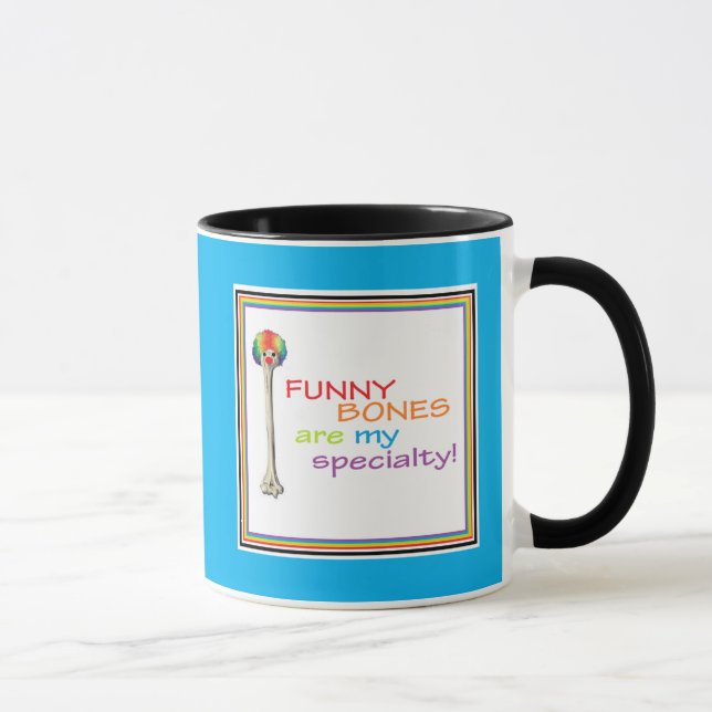 Funny bones mug pediatrician doctor gift (Right)