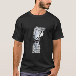 Funny Bonito Tuna I'll Be Back Japanese Kanji Desi T-Shirt