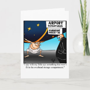 Funny BonVoyage Greeting Card