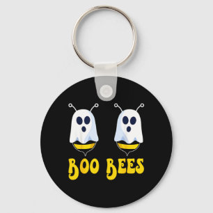 Funny Boo Bees Halloween Costume Humor Spooky Bee Keychain