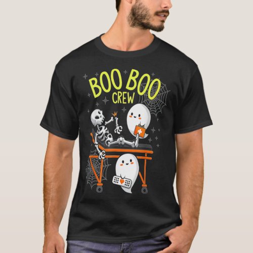 Funny BOO BOO CREW Nurse RN Halloween 2022  T_Shirt