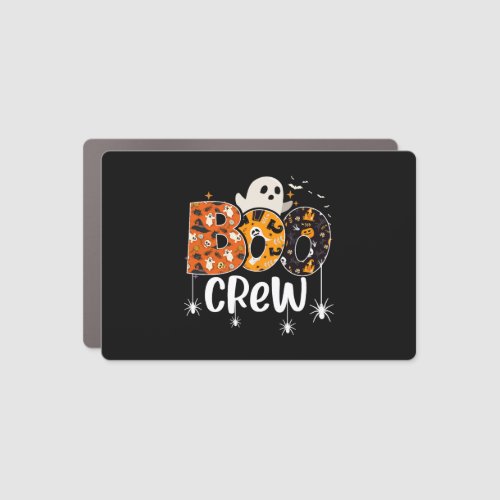 Funny Boo Crew Ghost Lover Matching Halloween Men Car Magnet