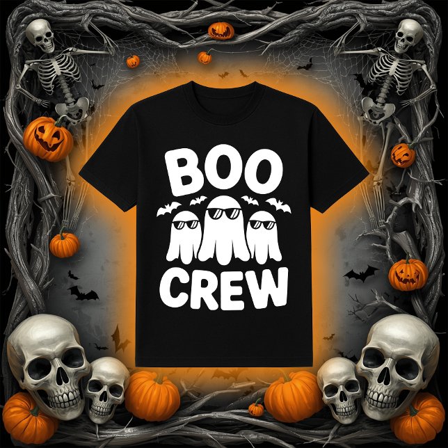 Funny Boo Crew Ghosts with Sunglasses Halloween T-Shirt (Creator Uploaded)
