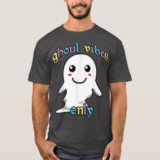 Funny Boo Ghost Ghoul Vibes Only as Halloween Gift T-Shirt