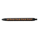 PEN: Witchy Pattern Art Print Stationery Pen Halloween Pattern Pens Black  Ink Pens Purple Crystal Art Pen Witchy Journaling Pen 