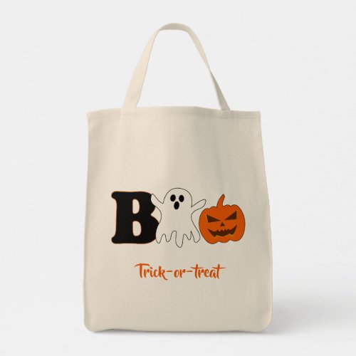 Funny Boo Halloween Tote Bag