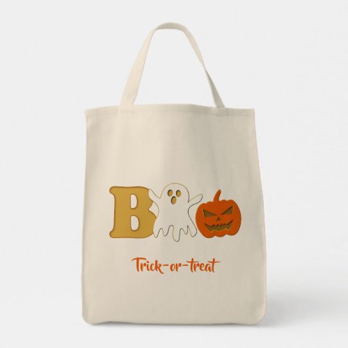 Funny Boo Halloween Tote Bag