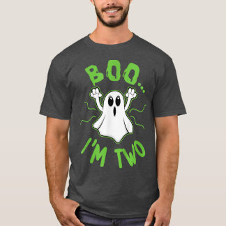 Funny' Boo I'm 2 Halloween Costume Ghost  T-Shirt