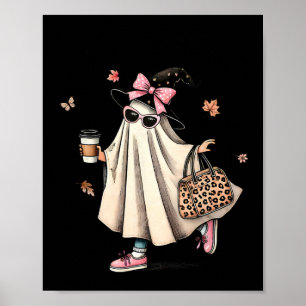 Funny Boo Jee Ghost Halloween Boo Jee Ghost Spooky Poster