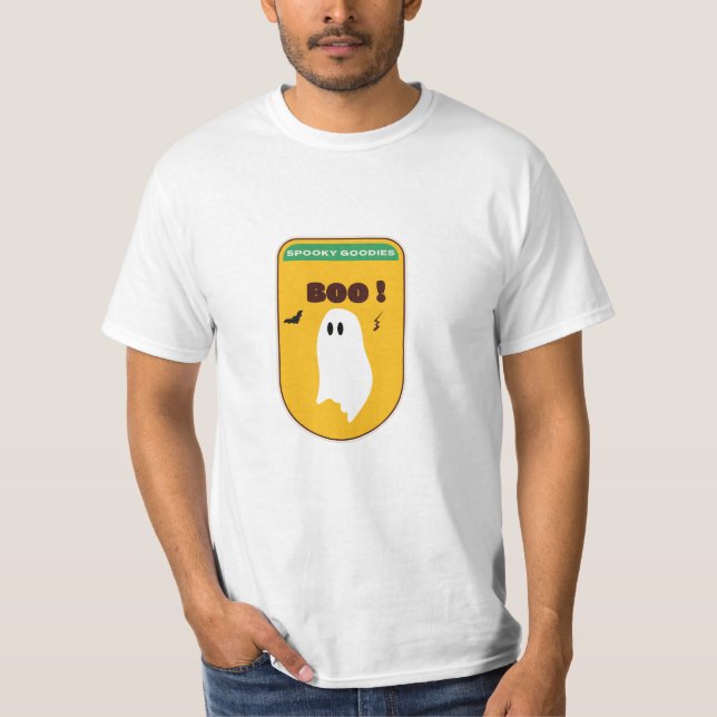 Funny Boo Sheet T-Shirt (Front)