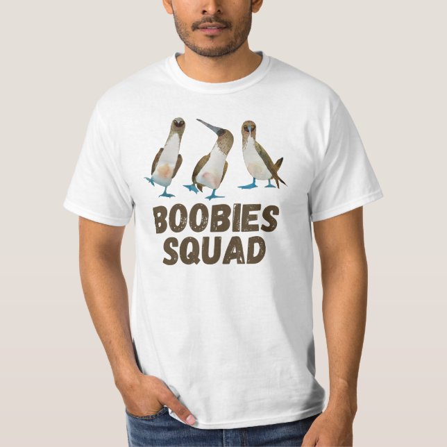 Funny Booby Bird T-Shirt (Front)