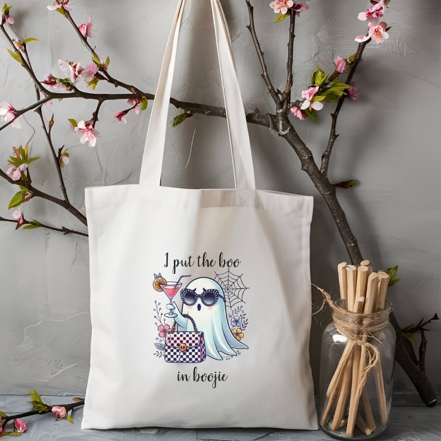Funny Boojie Halloween Tote Bag for Women (Creator Uploaded)