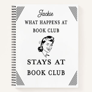 Funny Book Club Quote Personalized