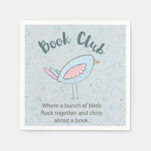 Funny Book Club Reading Group Napkins