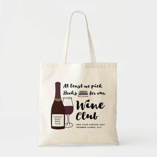 Funny Book Club Really Wine Custom Bag Funny Book Club Really Wine Custom Bag