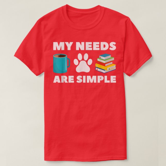 Funny book lover Coffee Dog Book T-Shirt (Design Front)