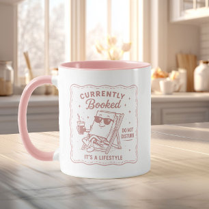 Funny Book Lover Cute Reading Booked Coffee Mug