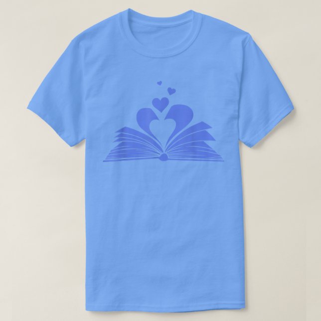 Funny Book Lover Design Men Women Kids Bookworm Li T-Shirt (Design Front)