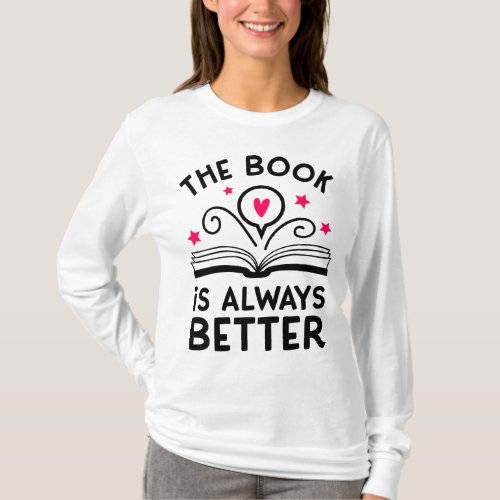 Funny Book Lover Gift Reading Nerdy Geek Bookworm T_Shirt