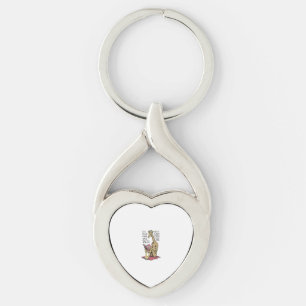 Funny Book Lover Giraffe Long Form Tall Tales Read Keychain