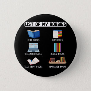Funny Book Lover Humor Bookworm Reading Button