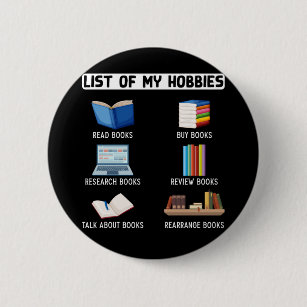 Funny Book Lover Humor Bookworm Reading Button