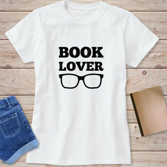 Funny Book Lover Reading Glasses T-Shirt (Creator Uploaded)