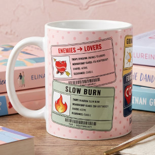 Funny Book Lover Romance Gift Coffee Mug